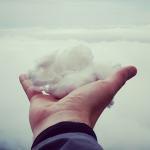 Wolke in der Hand